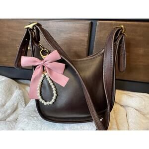 COA Authentic Coach Vintage Janice Crossbody Dark Brown – Restored